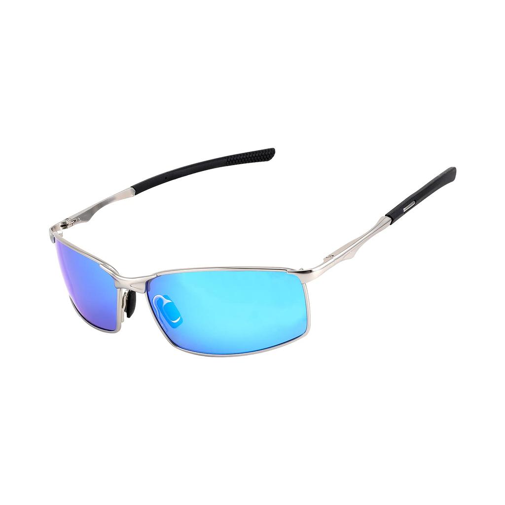 FEISEDY Polarized Square UV400 Ultra for and Fishing Men's Sunglasses, Small, Protection, Lightweight, Stylish, Driving, Cycling, (B1029)