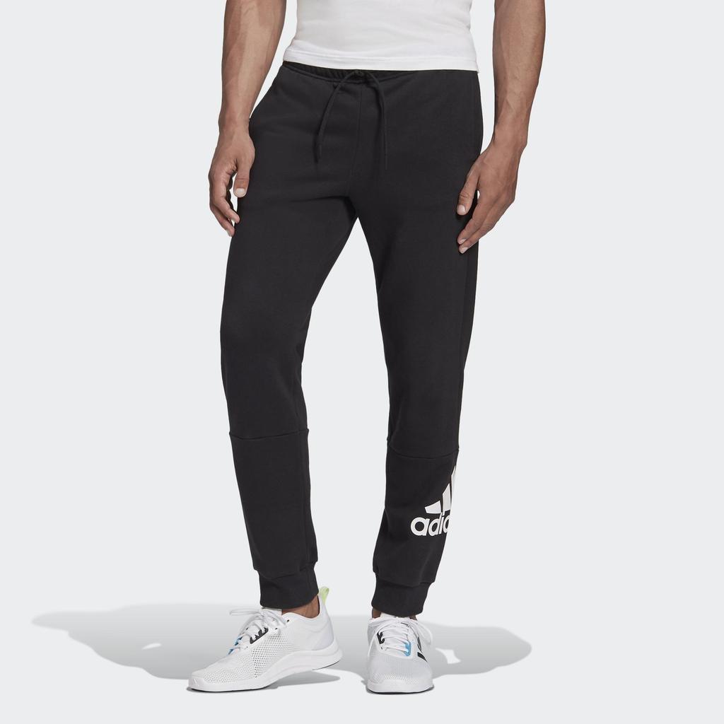 Adidas Mh Bos Pnt Ft Mid-Rise Cuffed Joggers Men Bottoms Black GC7344