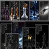 Competitive Chess Game Capa Phone Case For Samsung S26 Ultra S25 Edge Galaxy S23 S21 S20 S24 FE S22 S10 Plus Cover Clear TPU She