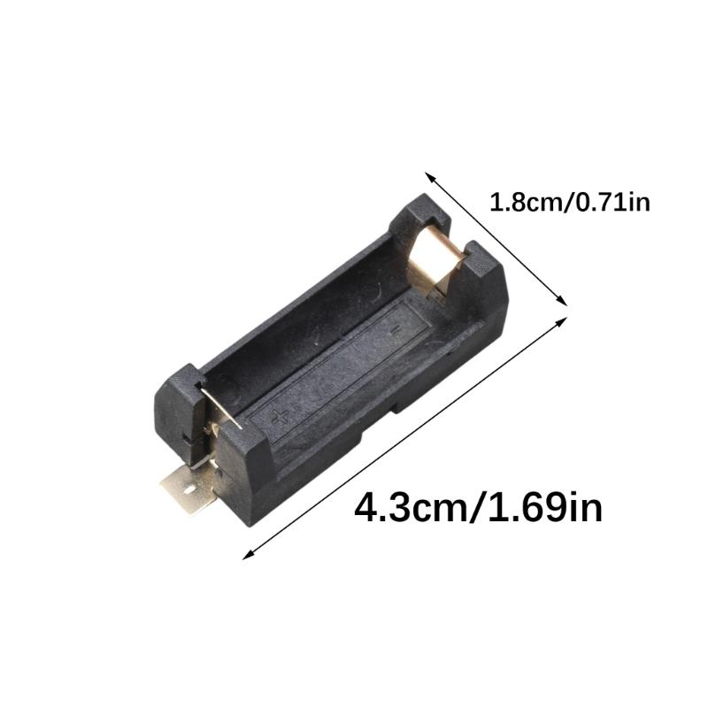 5Pcs CR123A Battery Case Holder Plastic ABS Mounting Leads For 16340 17335 Power Small Electronic Projects