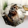 1pc Fox Umbrella Automatic Open/close, 8-Rib Durable Frame, Compact Folding Design, Ideal Birthday/Holiday Gift  1187A