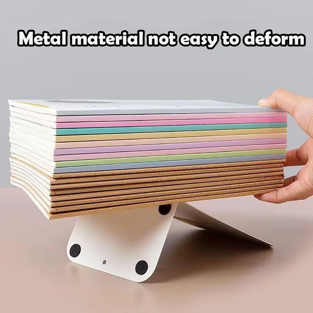 1/2Pcs L-Shaped Book Stoppers Holders with Anti-slip Design Book End Stand Rack  for Library Bedroom