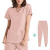 Ropa de Trabajo de Belleza SPA Uniformes Médicos Mujer Multicolores Uniformes de Enfermera Dentista Veterinario Farmacia Clínica Conjunto de Uniformes