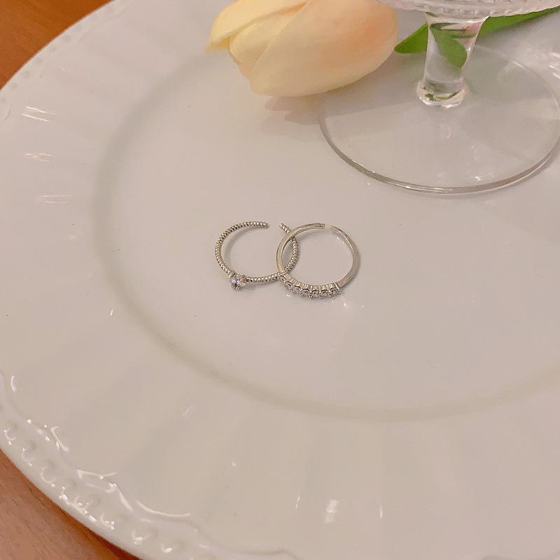 Elegant Niche Micro-Inlaid Zircon Butterfly Ring – Women's Trendy Open Design Index Finger Accessory