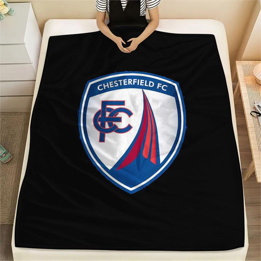 1PC Chesterfield F.C Patterned Flannel Blanket Suitable For All Seasons for Home Decor Warmth and Comfort Gifts Holiday Present