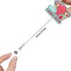 Cute Medical Organ Acrylic Badge Reel Retractable Nurse ID Badge Holder with Lung Kidney Design Clip for Doctor Office Supplies