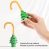 Security Key Card Silicone Door Stopper Christmas Tree Shape Baby Safety Anti-Pinch Design Door Guard