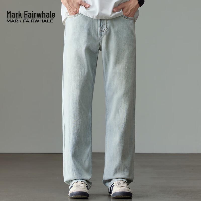 Mark Fairwhale Men's Loose Straight-Leg Jeans