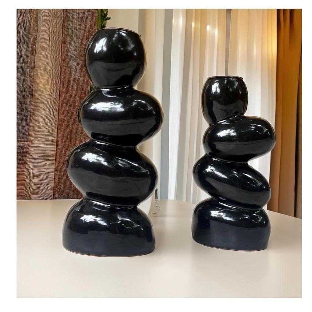 Decorative Ceramic Vase for Flowers, Pampas Grass Vase, Vase for Money Plant Live Plants for Home, Office,Gifts