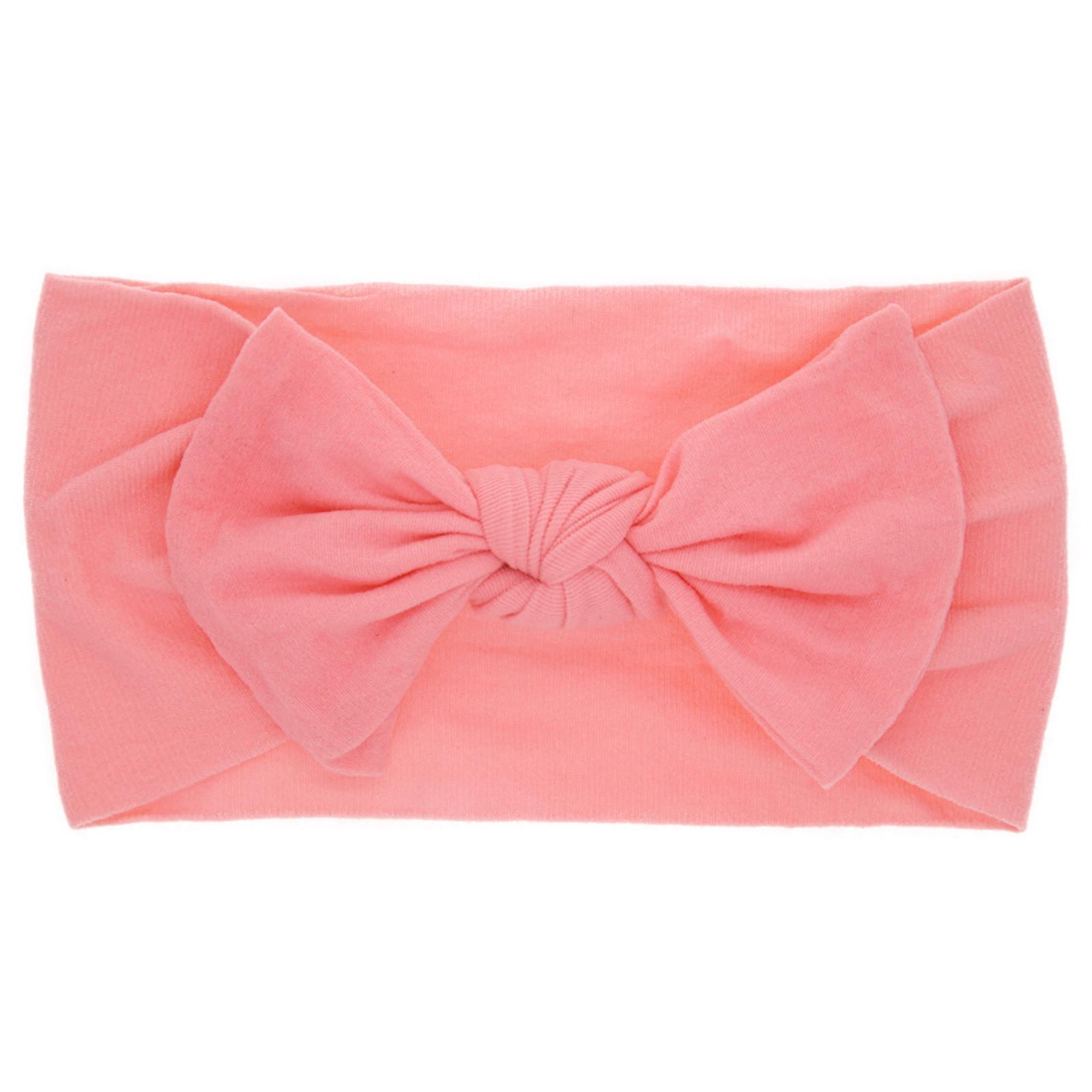 

(проектор)Детская повязка на голову с бантом для девочек, для новорожденных, мягкий тюрбан с узлом, повязка для волос One Size