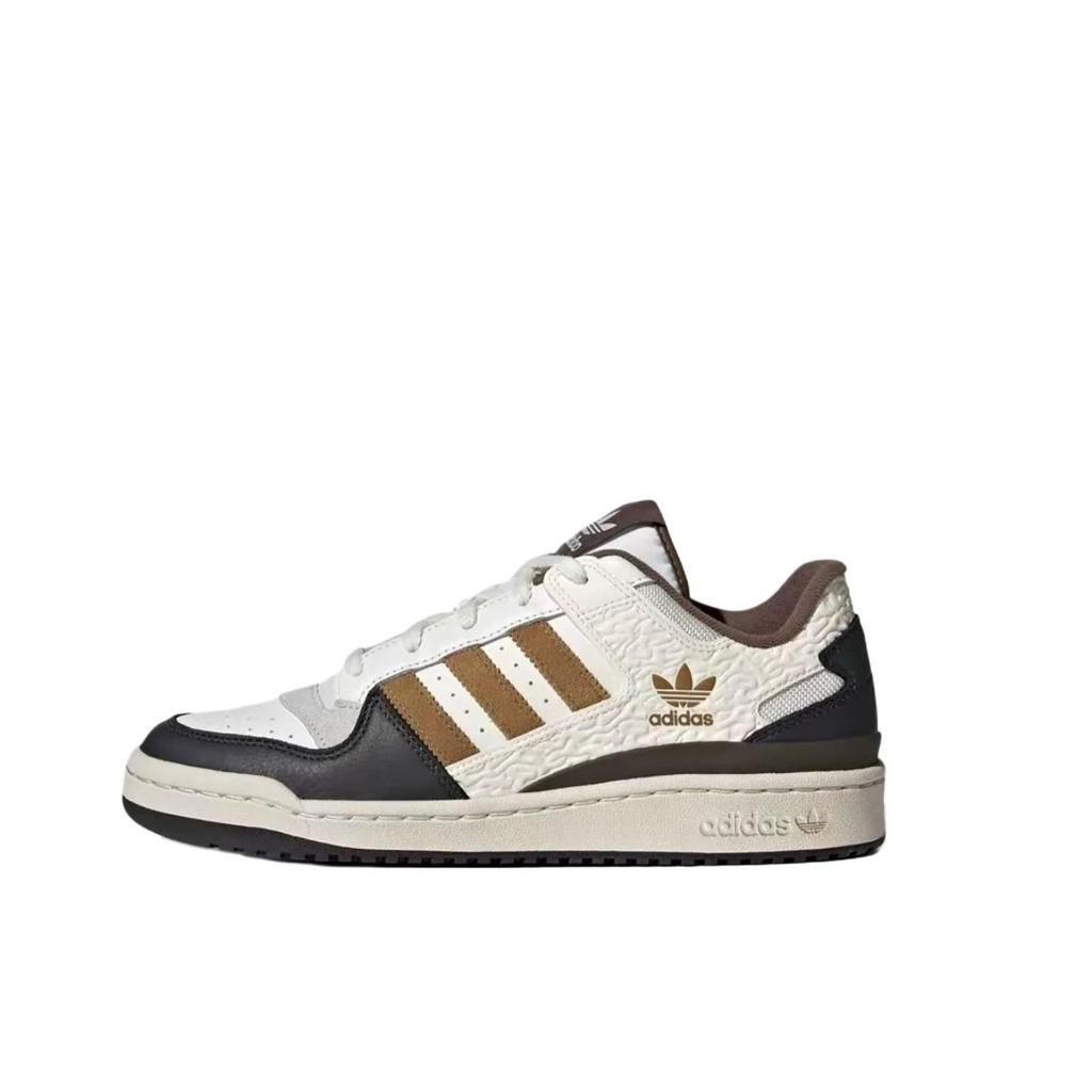 Adidas Originals FORUM Low top Skateboard Shoes Unisex Black White IH7830(Team59-)