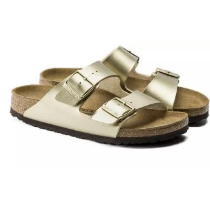 New Thick-soled Belt-buckle One-shoulder Slippers for Women, Large-sized Flat One-shoulder Shoes