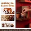 New Creative 3D Bead Kit Mother Mary Character Series Swan Beading Set Happy Family Bead Weaving Kit DIY Activity