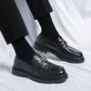 Men's Business Dress British New Soft-soled Soft Leather Work Dress Shoes Casual Leather Shoes Men