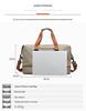 Cross-border Wet-Dry Sports Bag: Expandable Travel Bag with Shoe Compartment, Large Capacity, Custom Logo