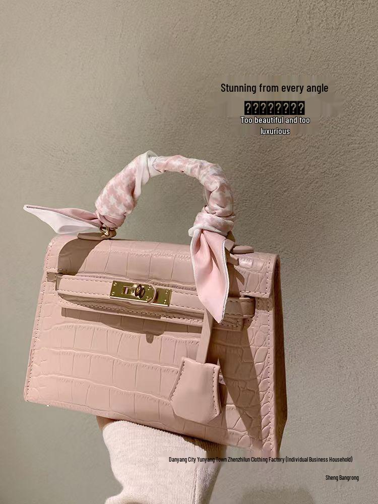 Versatile Kelly Bag: Luxury Textured Handbag for All Seasons - Women's Fashion, Casual Style