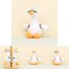 Cute White Goose Plush Toy Keychain Cartoon Duck Doll Backpack Accessory