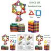 Educational Magnetic Blocks Building Kit Featuring Durable Nontoxic Plastic And Bright Multicolor Design