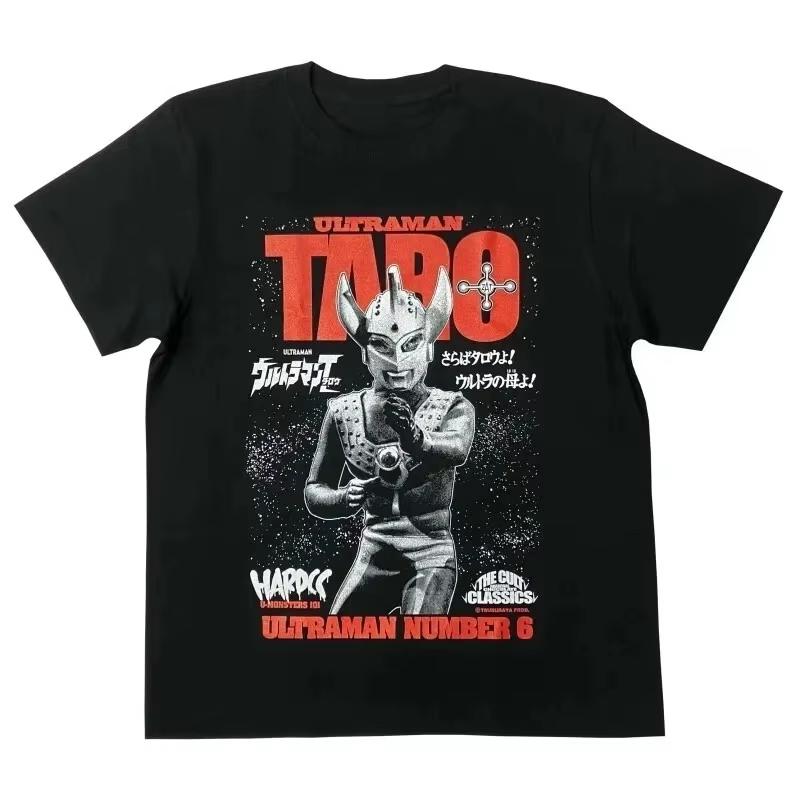 

UltraUnisex Taro Tshirt Black Tokusatsu SciFi Tsuburaya Japan Unisexs and Womens Same Fourseason Cotton Tops Street Clothing 4XL