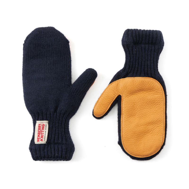 

NEWBERRY KNITTING Митенки из оленьей кожи - Темно-синий ML