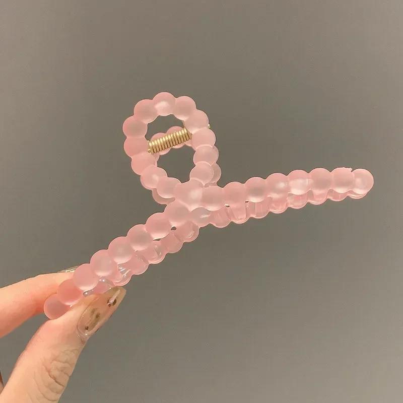 Transparent Hair Clip Claws for Women Girls Summer Sweet Crab Hair Barrettes Hairpins Headwear Party Hair Accessories Hairpins