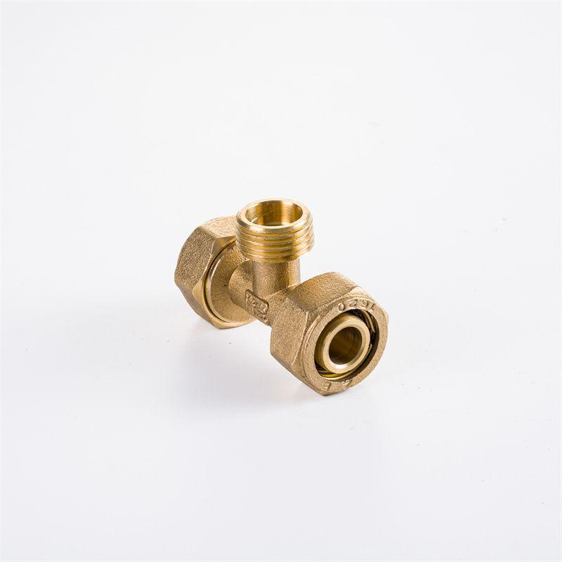 Solar Water Heater Fitting Kit: 1216 & 1620 Pipes, Aluminum-Plastic, Copper Elbows, Internal/External Threads, Tees