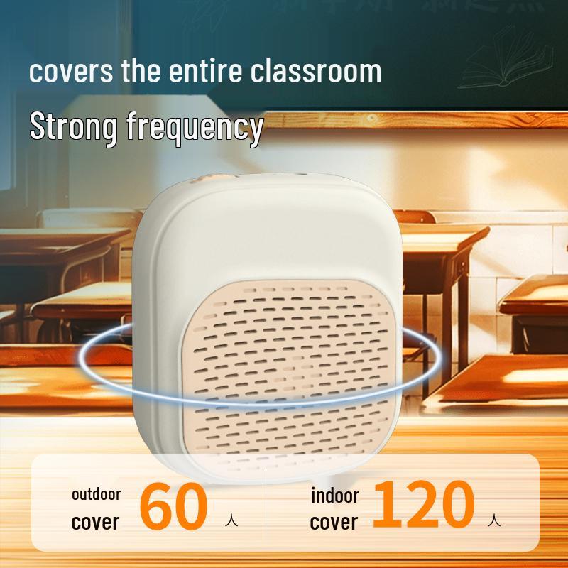 Bee-shaped Amplifier & Wired Headset Mic for Teachers & Tours - High Volume Megaphone for Mall Use