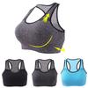 Sports Bra Womens Crop Tops High Impact Push Up Wireless Fitness Padded Vest