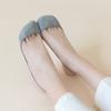 5 Pairs Women Invisible Boat Socks, summer thin shallow mouth design. Anti-slip half sole, heel drop-proof, comfortable socks