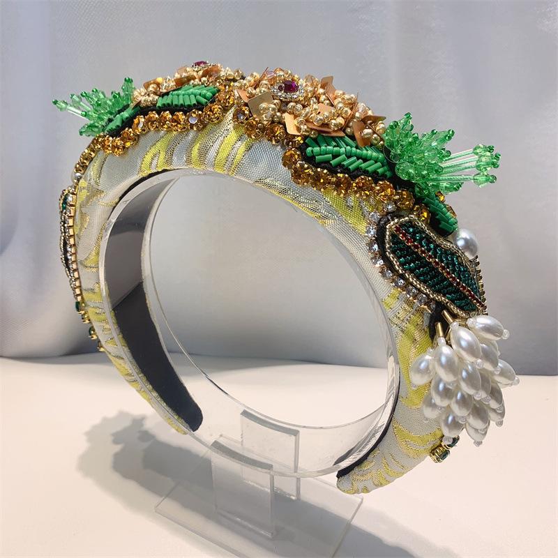

Роскошные хрустальные очень широкие повязки для волос для женщин, аксессуары для волос для девочек, повязка для волос, банты для волос, ободок для волос