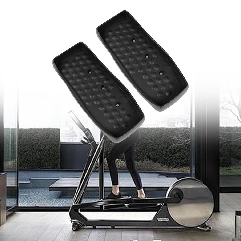 2x Elliptical Machine Foot Pedals Footboard for Workout Indoor Outdoor
