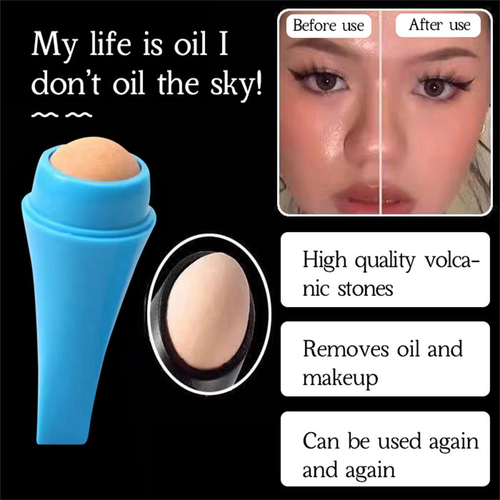 Facial Skin Absorbing Natural Stone Face Control Rolling Beauty Supplies