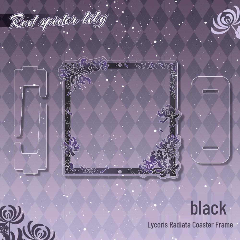 Higanbana Coaster Frame and Acrylic Display Stand Protective Cover Higanbana Coaster Frame