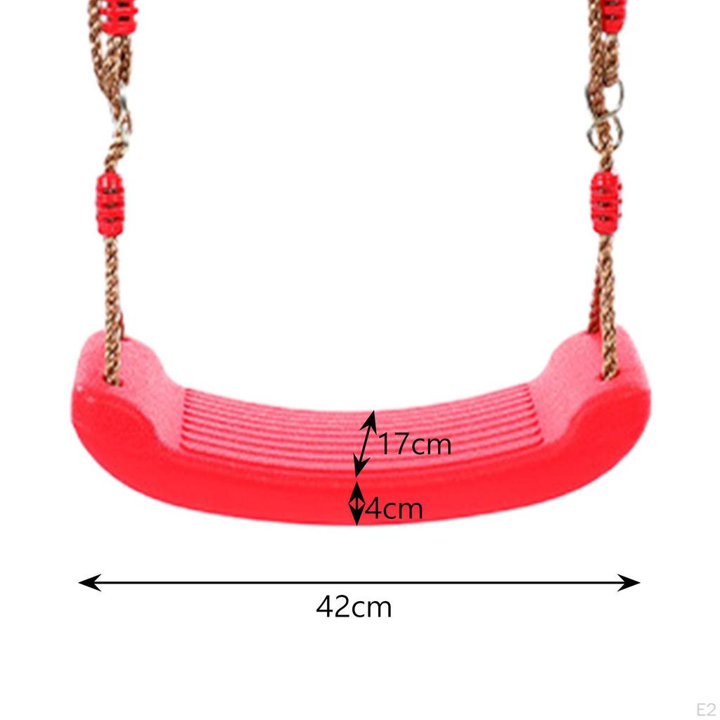 Swing Seat Rope Adjustable Chair for Jungle Indoor Outdoor Boys Girls