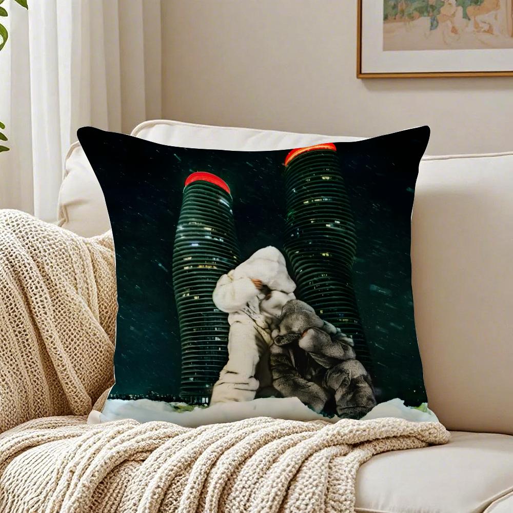Trap Lyfestyle American Rapper YYeat Cushion Cover Pillowcase Antidustmite Living Room Sofa Decor Cushion Room