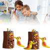 Baby Montessori Toddler Toy Magnetic Woodpecker Catching Worms Game Feeding