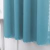 Blue 52 in. W x 96 in. L Room Darkening Curtains Monochrome Gradient Curtains for Kids Room (2 Panels)