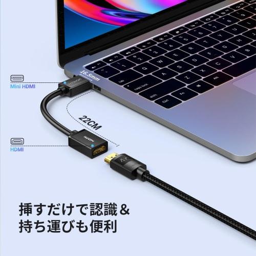 UGREEN Mini Hdmi To Hdmi Conversion Adapter Hdmi Cable High Speed Mini Male Female Extension Relay 4K 3D Raspberry Pi Zero W Home Video Camera Compati