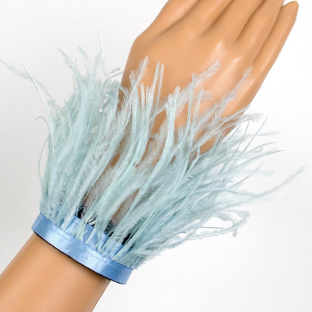 New Fairy Feather Ring Bracelet Ostrich Feather Feather Wrist Flower Ornaments Toys Stage Performance Tools