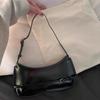 1Pc French Niche Design Cowhide Shoulder Handbag Women's High-End Party Red Wedding Bag Fashion Handheld Underarm Bag