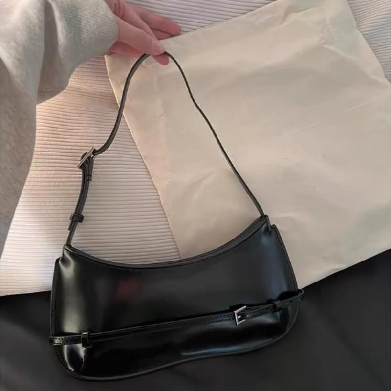 1Pc French Niche Design Cowhide Shoulder Handbag Women's High-End Party Red Wedding Bag Fashion Handheld Underarm Bag