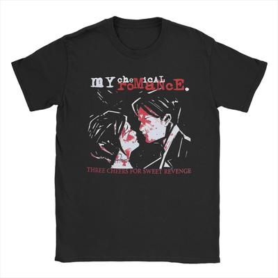 Rocková kapela My Chemical Romance Hudební obal Pánské bavlněné tričko s kulatým výstřihem a krátkým rukávem 6XL Oblečení