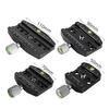 1Pc Camera Tripod Mount Adapter Aluminum Alloy 3/8 1/4 Screw Hole Quick Release Plate Clamp Base For Camera Monopod Ballhead