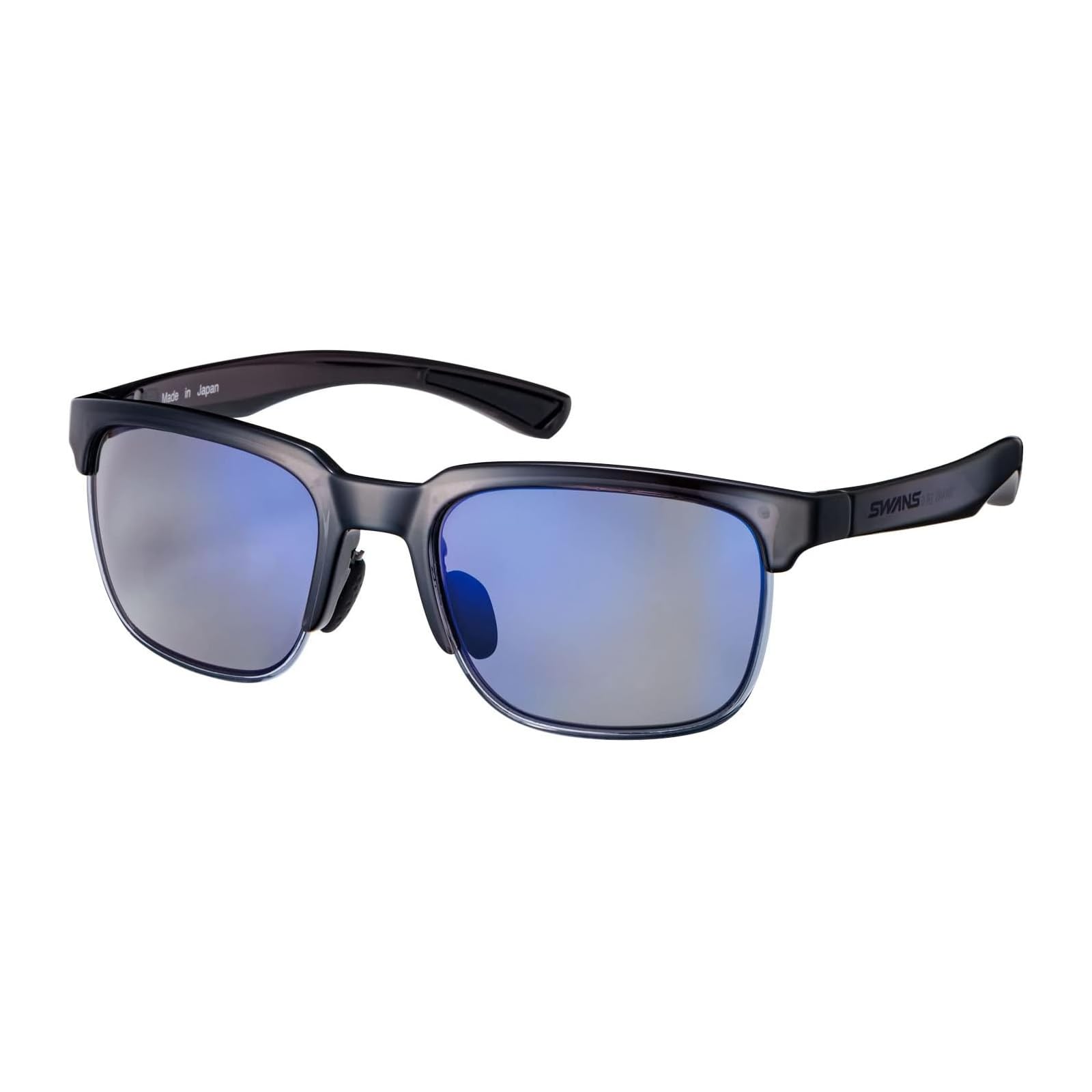 

Sports Sunglasses GRY Made in Japan Polarized Lenses Clear Warm Smoke Fashion Outdoor Fishing Driving [SWANS] ER-1 ER1-0151 Gray/Polarized