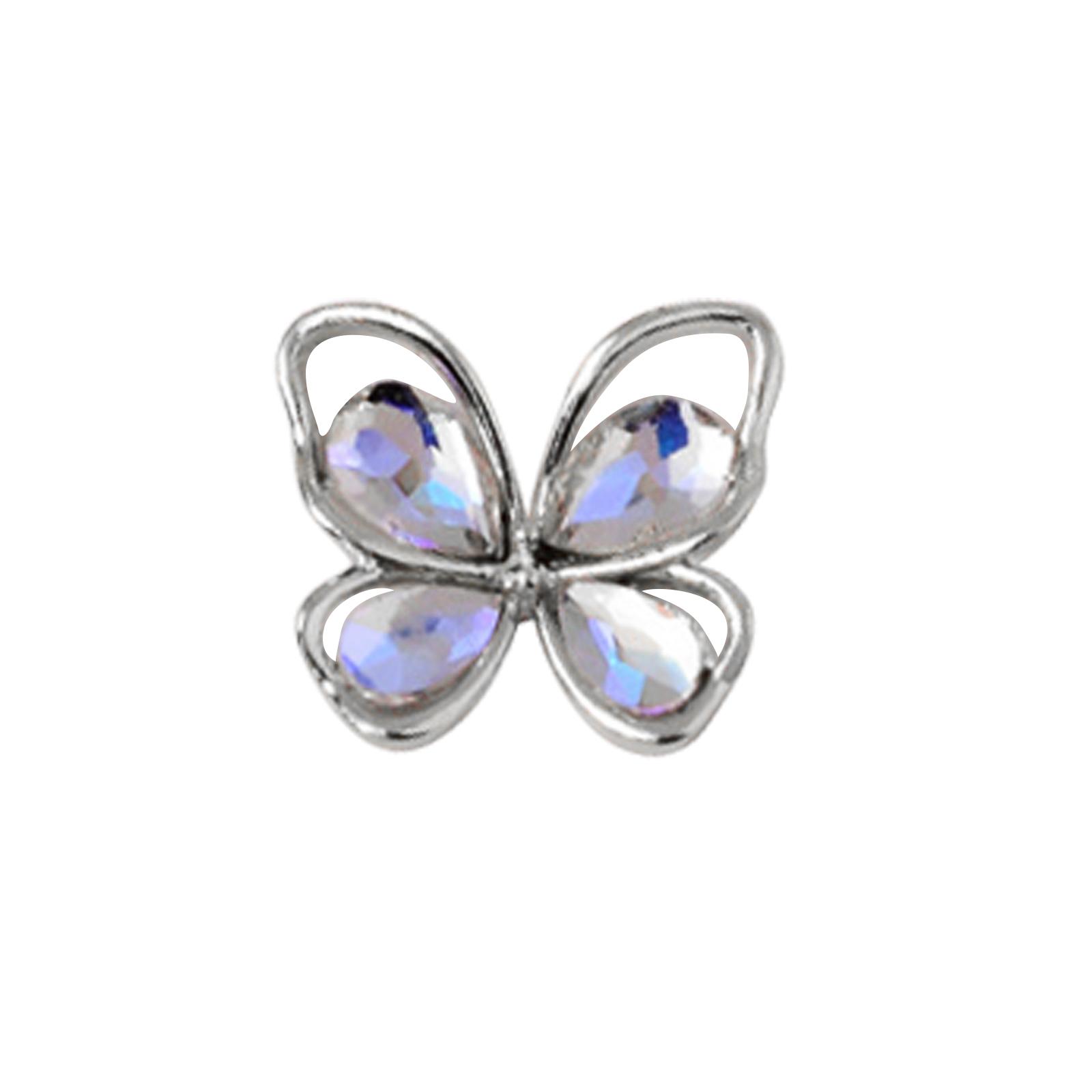 

3D-подвески для дизайна ногтей в виде бабочек, стразы для ногтей, драгоценные камни для ногтей, литые гвоздики для ногтей, бриллианты для самостоятельного украшения ногтей