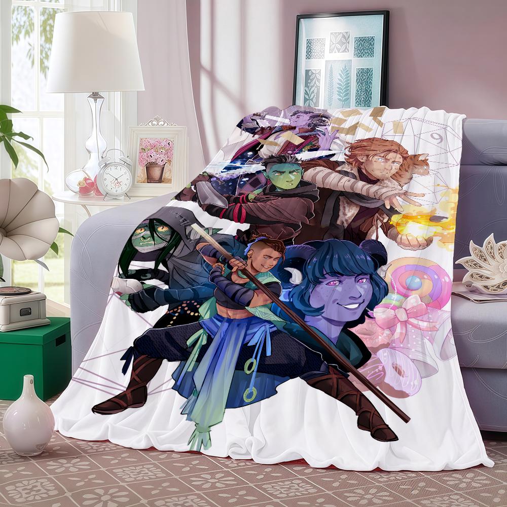 TV Die Mächtigen Neun Decke Weich und Hautfreundlich für Sofa Bett Nickerchen Tagesdecke Ganzjahresdecke
