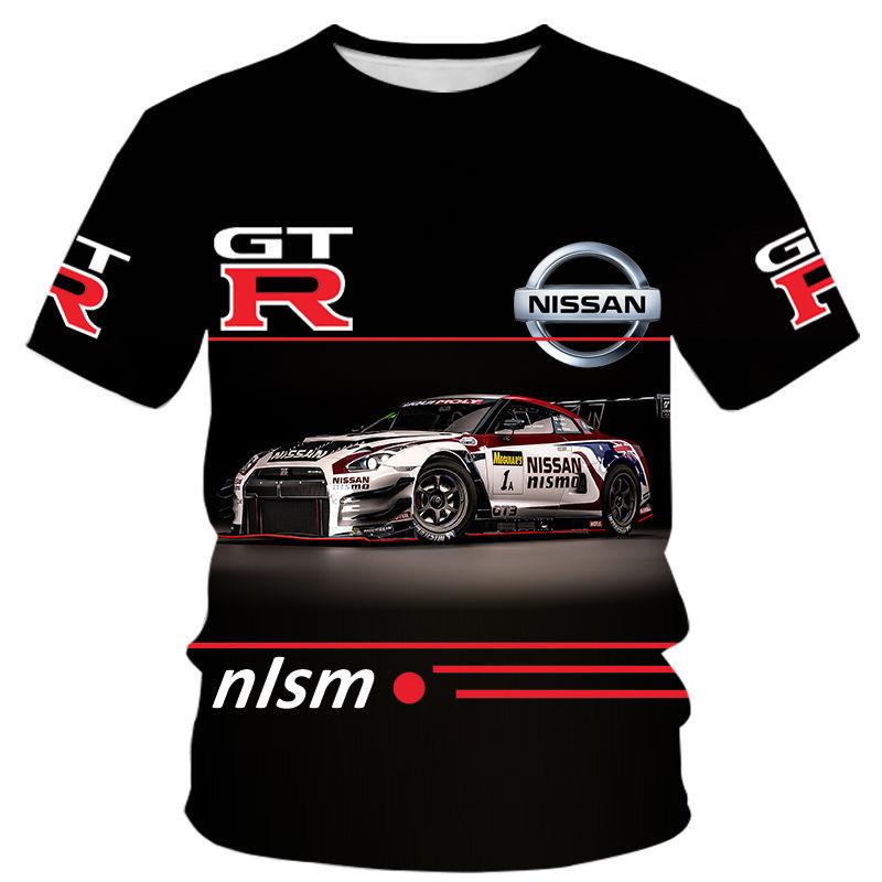 T-shirt Esclusivamente da Uomo, T-shirt a Maniche Corte Girocollo Stampata Digitalmente 3D XL