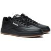 Reebok COURT 1000 Abrasion Resistant Low top Skateboard Shoes Unisex Black Warrior 24FRC907U2GH0