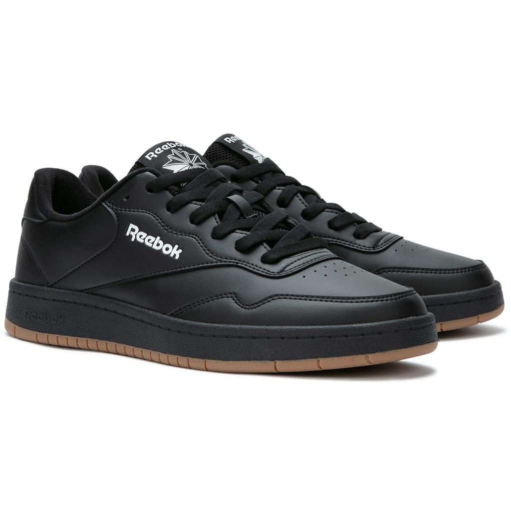 Reebok COURT 1000 Abrasion Resistant Low top Skateboard Shoes Unisex Black Warrior 24FRC907U2GH0