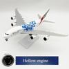 Model Plane A380 A380 Aircraft Models 30cm Air Expo Dubai 380 1/240 Scale Resin Airplane Model Display Collectible Children Toys